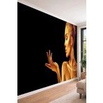 Dreamwall Kadın Figürü - Modern ve Lüks Sanat Temalı Tek Parça Tekstil Duvar Kağıdı