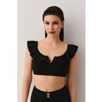 Suwen Volanlı Bralet Bikini Üst