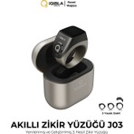 Iqibla Smart Ring J03 Pro Akıllı Zikir Yüzüğü Titanyum Gri Renk