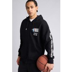 DeFacto Pamuklu NBA Wordmark Oversize Kapüşonlu Fermuarlı Sweatshirt G0264AX26SP