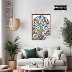 Akıllı Kağıt Statik Tutunma Özellikli Tablo - Poster Çini (Model- 15)