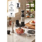 Sinbo SHB-7532 El Blender Seti | 2l Doğrayıcı Hazne | Çırpıcı | Rendeleme & Dilimleme Aparatları | Paslanmaz Çelik