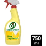 Cif Krem Sprey Limon Ultra Yağ Çözücü Yüzey Temizleyici 750 ml