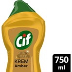 Cif Krem 750 ml Altın Işıltısı Yüzey Temizleyici Amber Kokulu Mikrokristallerle Etkili Temizlik