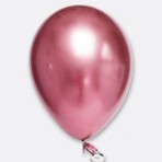 Parti Show Pembe Krom Balon 5 Adet (30 Cm)