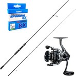Okuma Wave Up 259CM 10-35GR - Okuma Safyre 2500 Spin Olta Seti