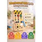 Robokids Montessori Ahşap Power Busy Board