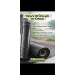Jüt /malç Taban Örtüsü-Sera Yerörtüsü-Peyzaj Uygulama Örtüsü Yabani Ot Engelleme Örtüsü(1,50*20 Mt))