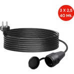 Sgs 40 Metre Uzatma Kablo Tekli Dişi Priz 3x2,5 mm² Özellikli Elektrikli Çim Biçme Makinesi İçin
