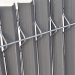 Dekorafence Panel Çit Kaplama – Pvc Tel Çit Kaplama – Köşebent Model