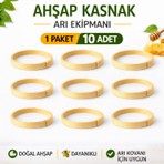 Aksaray Arıcılık Aksaray Ahşap Arı Kovanı Kasnağı 10 Adet Doğal Ahşap Malzeme ile Dayanıklı Ekipman