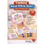Tineke TİNEKE 10 Figürlü Eğitici El İşi Dikiş Kiti 3+ Yaş Çocuklar İçin Eğlenceli Hobi Seti