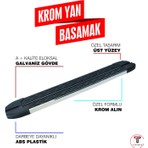 Türkmen Vw Tiguan Krom Yan Basamak 173 cm 2007-2016