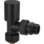 Fause Radyatör Havlupan Vanası Köşe Tip Pex(16*2mm) Siyah KVN102-B
