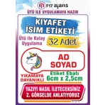 F17 Ajans Unicorn Temalı Okul Kıyafeti Etiketi Isme Özel