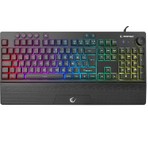 Rampage KB-GX65 Sımula USB Rgb Aydınlatmalı 4 Makro Tuşlu Bilek Destekli Oyuncu Klavyesi