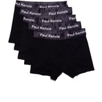 Paul Kenzie 5'li Erkek Boxer - All Black