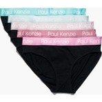 Paul Kenzie 5'li Kadın Slip Külot- All Color