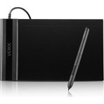 Veikk S640 Grafik Tablet 6 x 4" 8192 Seviyeli Siyah Kalem ile Uyumluluk ve Taşınabilirlik
