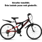 Ümit Bisiklet 2429 Blackmount V 24 Inç 21 Vites Dağ Bislikleti  Antrasit-Mavi