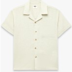 Koton Devrik Yaka Cepli Kısa Kollu Keten Oversize Gömlek