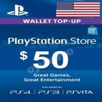 Sony Computer Entertainment Playstation PSN Card 50 DOLAR(US) United States