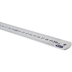 Mas 2350 Çelik Standart Cetvel 50 cm 1 Adet Paslanmaz Renkli Aşınmaz Ölçü Aracı