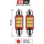Duolight 39MM C5W Sofit LED Ampul - Beyaz Plaka ve Tavan Lambası - Canbus Arıza Lambası Yakmaz (2 Adet)