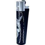 CLİPPER Clipper Deadly Chains Serisi Metal Çakmak - Silver