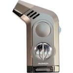 Parmida Gunmetal V Cut Tek Torch Puro Çakmak PCM0974