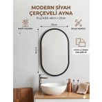 Ant Home Çerçeveli Ayna, Duvar Aynası, Masa Aynası, Minyatür 40X25 cm