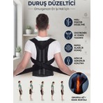 Ankaflex Wanisanexp Dik Durma Korsesi Balenli Korse Dik Tutan Korse Kambur Korsesi Bel Omuz Dikleştirici Korsesi
