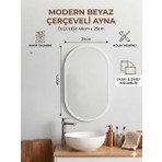 Ant Home Çerçeveli Ayna, Duvar Aynası, Masa Aynası, Minyatür 40X25 cm