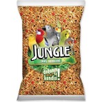 Jungle Muhabbet Kuşu Yemi 1 Kg – Sarı Beyaz Darı, Aspur, Nijer, Keten ve İç Yulaf Karışımı Ekonomik Paket