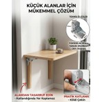Zirve Hırdavat Çok Amaçlı Katlanır Masa, Kamp, Sehpa Ayağı ve Konsol Aparatı 2 Adet Set