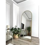 Effe Yapı Dekor 180 x 70 cm Gold Oval Ayaklı Boy Aynası
