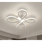 Lzy Avize Store 3 Renkli Daisy 4’lü Beyaz Avize – Modern Salon, Mutfak, Çocuk Odası, Antre Aydınlatma