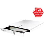 ASUS SDRW-08D2S-U LITE 8X Harici DVD Yazıcı, M-Disc destekli, Beyaz