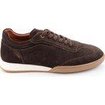 Bambi Kahve Hakiki Deri Erkek Sneaker E01396030102