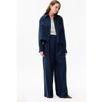 adL Geniş Paça Modal Pantolon Lacivert 15346250000