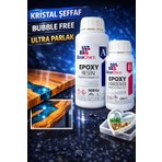 Stonechem Stonemix Süper Şeffaf Epoksi Reçine Seti 750 gr - Kristal Berraklık ve Hava Kabarcığı Karşıtı - Sürpriz Hediyeli