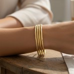 Xuping Jewelry/Stil İncisi Desenli Ajda Bilezik