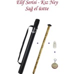Elif Ney Elif Serisi Kız (Si) Sağ El Üstte Ney + Anahtarlık + 10ML Yağ