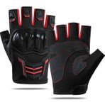 Zigver Unisex Korumalı Yarım Motorsiklet Eldiveni