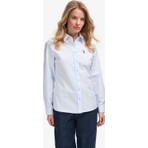 U.S. Polo Assn. Kadın Açık Mavi Uzun Kollu Basic Gömlek 50324791-VR003