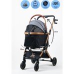 ELECTRON Kedi Köpek Arabası & Puseti – Katlanabilir Evcil Hayvan Taşıma Arabası | Pet Stroller | 803-2