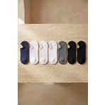 Katia & Bony Unisex 7'li Paket Sneakers Patik Çorap Siyah / Beyaz / Lacivert / Antrasit