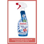 Domol Power Ultra Kireç ve Kir Çözücü Sprey 750 ml - Kokusuz, Paslanmaz Çelik ve Seramik Yüzeyler için İdeal Çözüm