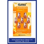 Isana C Vitamini İçeren Nemlendirici Bakım Kapsülü 7 Adet Tüm Cilt Tipleri için