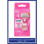 Isana Pace 6 Kadın Tıraş Bıçağı - 6 Bıçaklı 1 Adet